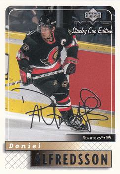 1999-00 Upper Deck MVP Stanley Cup Edition - Silver Script #126 Daniel Alfredsson Front