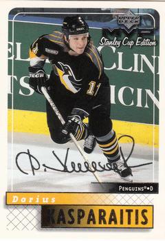 1999-00 Upper Deck MVP Stanley Cup Edition - Silver Script #152 Darius Kasparaitis Front