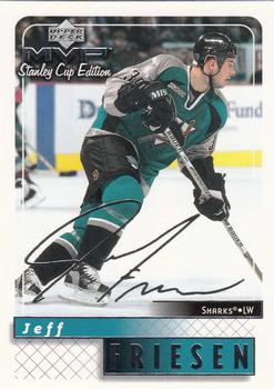 1999-00 Upper Deck MVP Stanley Cup Edition - Silver Script #154 Jeff Friesen Front