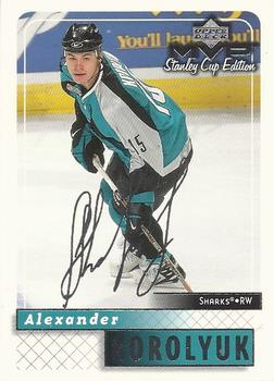 1999-00 Upper Deck MVP Stanley Cup Edition - Silver Script #158 Alexander Korolyuk Front