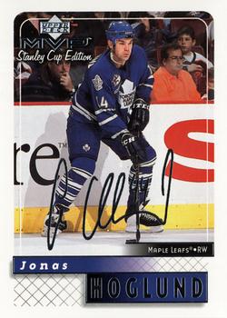 1999-00 Upper Deck MVP Stanley Cup Edition - Silver Script #175 Jonas Hoglund Front