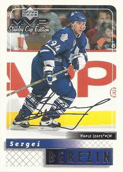 1999-00 Upper Deck MVP Stanley Cup Edition - Silver Script #176 Sergei Berezin Front