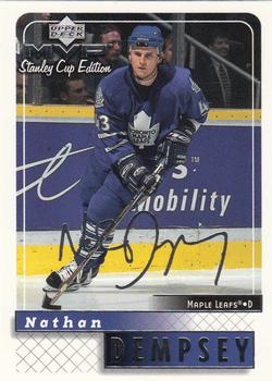 1999-00 Upper Deck MVP Stanley Cup Edition - Silver Script #177 Nathan Dempsey Front