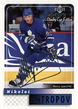 1999-00 Upper Deck MVP Stanley Cup Edition - Silver Script #178 Nikolai Antropov Front