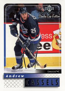 1999-00 Upper Deck MVP Stanley Cup Edition - Silver Script #185 Andrew Cassels Front
