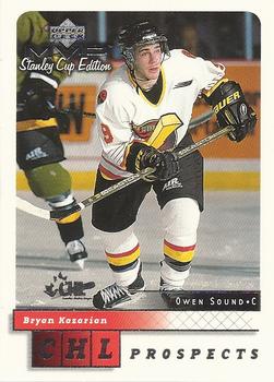1999-00 Upper Deck MVP Stanley Cup Edition - Silver Script #208 Bryan Kazarian Front