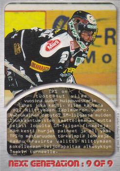 2000-01 Cardset Finland - Next Generation Dealers Choice #9 Antero Niittymäki Back