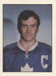 1972 Semic Ishockey OS-VM (Swedish) Stickers #164 Dave Keon Front