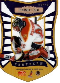 1997-98 Donruss Preferred - Color Guard Promo #4 John Vanbiesbrouck Back