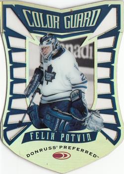 1997-98 Donruss Preferred - Color Guard Promo #5 Felix Potvin Front