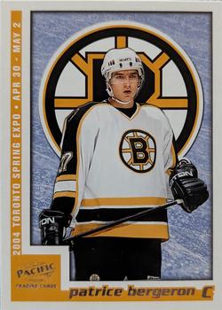 2004-05 Pacific - 2004 Pacific Toronto Spring Expo #1 Patrice Bergeron Front