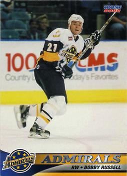 2001-02 Choice Norfolk Admirals (AHL) #3 Bobby Russell Front