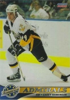 2001-02 Choice Norfolk Admirals (AHL) #4 Casey Hankinson Front