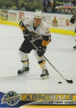 2001-02 Choice Norfolk Admirals (AHL) #15 Mike Souza Front