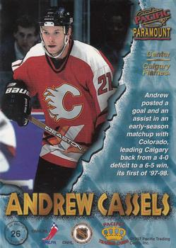 1997-98 Pacific Paramount - Copper #26 Andrew Cassels Back
