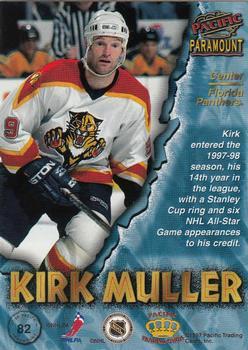 1997-98 Pacific Paramount - Copper #82 Kirk Muller Back