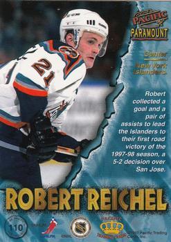 1997-98 Pacific Paramount - Copper #110 Robert Reichel Back