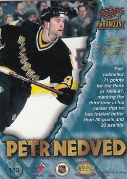 1997-98 Pacific Paramount - Copper #153 Petr Nedved Back