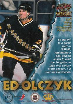 1997-98 Pacific Paramount - Copper #154 Ed Olczyk Back