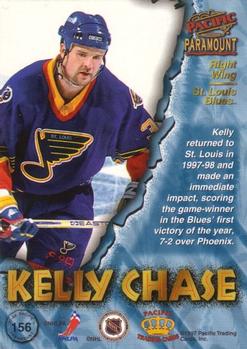1997-98 Pacific Paramount - Copper #156 Kelly Chase Back