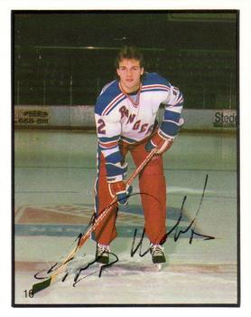 1985-86 Kitchener Rangers (OHL) Police #16 Mike Wolak Front