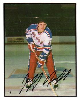 1985-86 Kitchener Rangers (OHL) Police #18 Jeff Noble Front