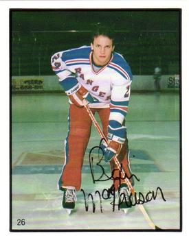 1985-86 Kitchener Rangers (OHL) Police #26 Blair MacPherson Front