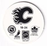 1994-95 POG Canada Games NHL Western Power #18 Gary Roberts Back