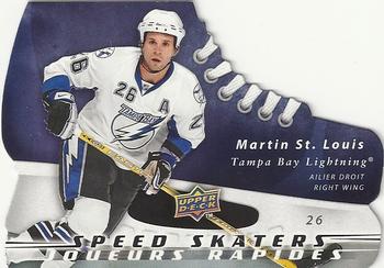 2008-09 Upper Deck McDonald's - Speed Skaters #1 Martin St. Louis Front