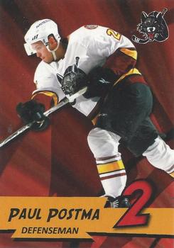 2010-11 Vienna Beef Chicago Wolves (AHL) #17 Paul Postma Front