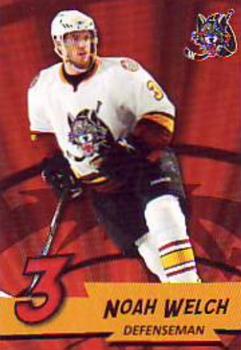2010-11 Vienna Beef Chicago Wolves (AHL) #22 Noah Welch Front