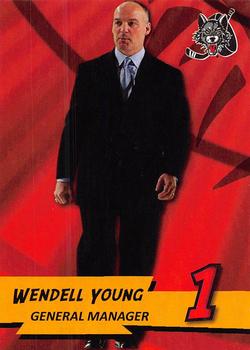 2010-11 Vienna Beef Chicago Wolves (AHL) #26 Wendell Young Front