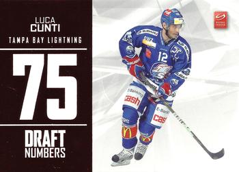 2013 PCAS Silver Series - Draft Numbers #SNL-DN05 Luca Cunti Front