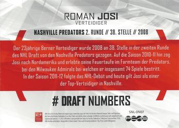 Nashville Predators: Roman Josi 2021 Reverse Retro - NHL Removable Wall Adhesive Wall Decal Giant Athlete +2 Wall Decals 31W x 48H