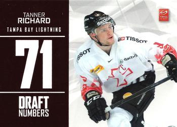 2013 PCAS Silver Series - Draft Numbers #SNL-DN10 Tanner Richard Front