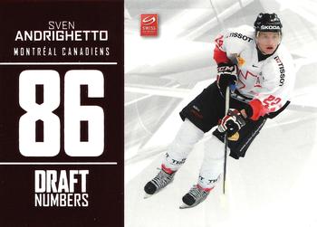 2013 PCAS Silver Series - Draft Numbers #SNL-DN12 Sven Andrighetto Front