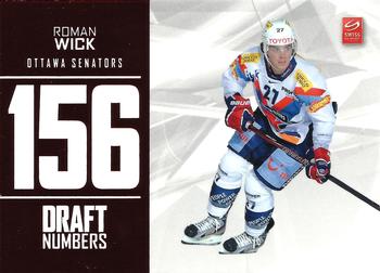 2013 PCAS Silver Series - Draft Numbers #SNL-DN13 Roman Wick Front