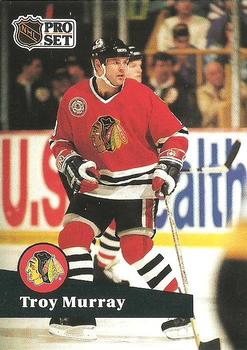 1991-92 Pro Set French #46 Troy Murray Front