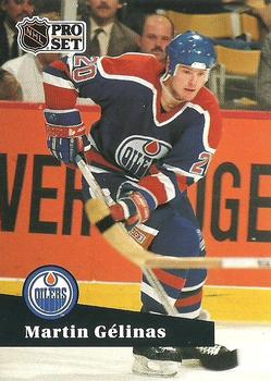 1991-92 Pro Set French #66 Martin Gelinas Front