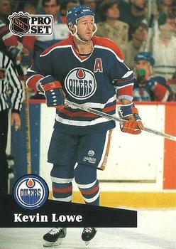 1991-92 Pro Set French #76 Kevin Lowe Front