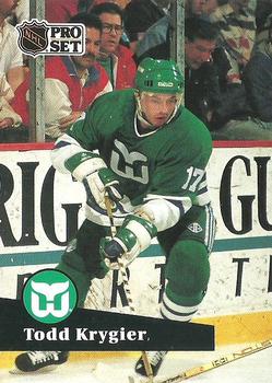 1991-92 Pro Set French #83 Todd Krygier Front