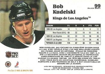 1991-92 Pro Set French #99 Bob Kudelski Back