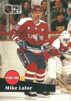 1991-92 Pro Set French #255 Mike Lalor Front