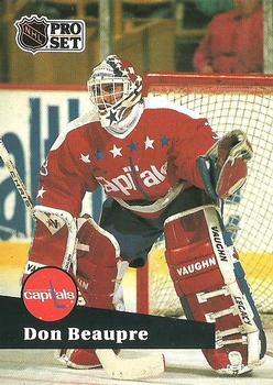 1991-92 Pro Set French #257 Don Beaupre Front