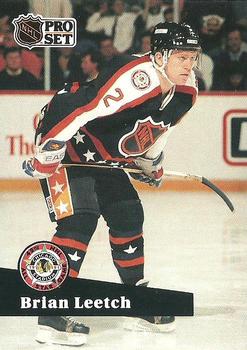 1991-92 Pro Set French #309 Brian Leetch Front