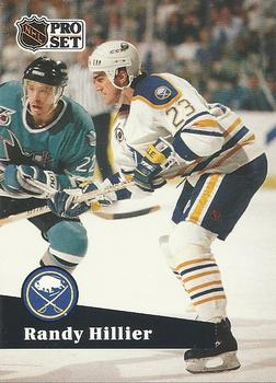 1991-92 Pro Set French #360 Randy Hillier Front