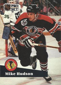 1991-92 Pro Set French #369 Mike Hudson Front