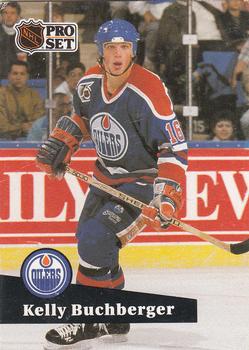 1991-92 Pro Set French #385 Kelly Buchberger Front