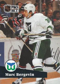 1991-92 Pro Set French #397 Marc Bergevin Front