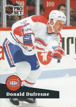 1991-92 Pro Set French #418 Donald Dufresne Front